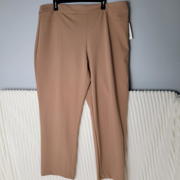 Wonderly Knit Crops Pad Thai Tan Size XXL Spring Base 1 NWT Plus Size Capsule - Picture 2 of 8